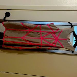 Taupe and pink dress never worn